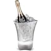 Ingot Shaped Led Light Up Ice Bucket Champagne Wine Cooler